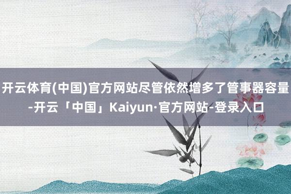 开云体育(中国)官方网站尽管依然增多了管事器容量-开云「中国」Kaiyun·官方网站-登录入口
